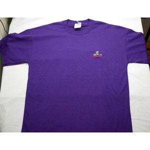 VTG Worldpro Marineland Canada Purple Medium T-shirt Embroidered Killer Whales